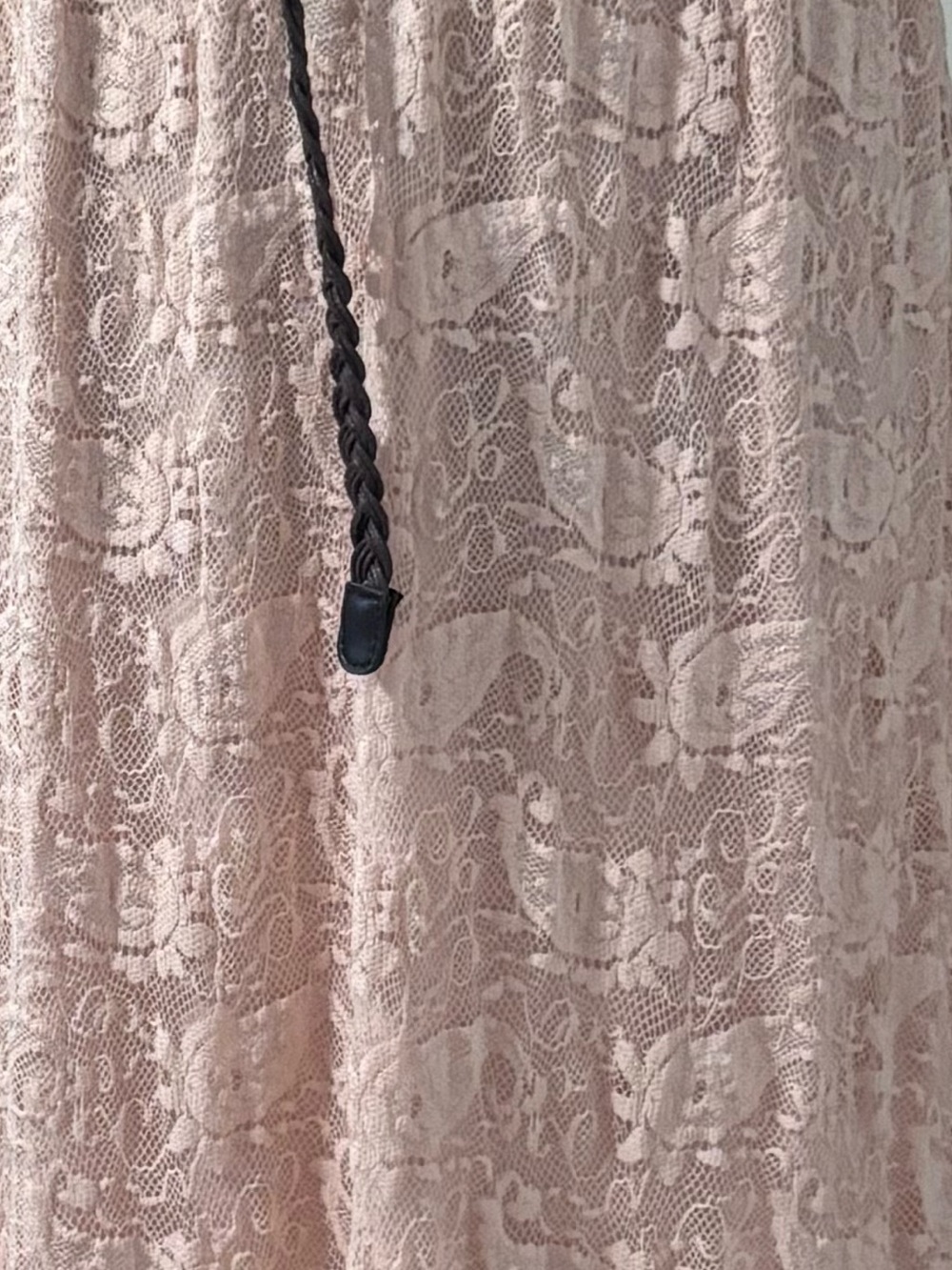 Torrid Blush Pink Lace Ruffle Maxi Dress -Romantic Boho- 2X - Picture 6 of 6